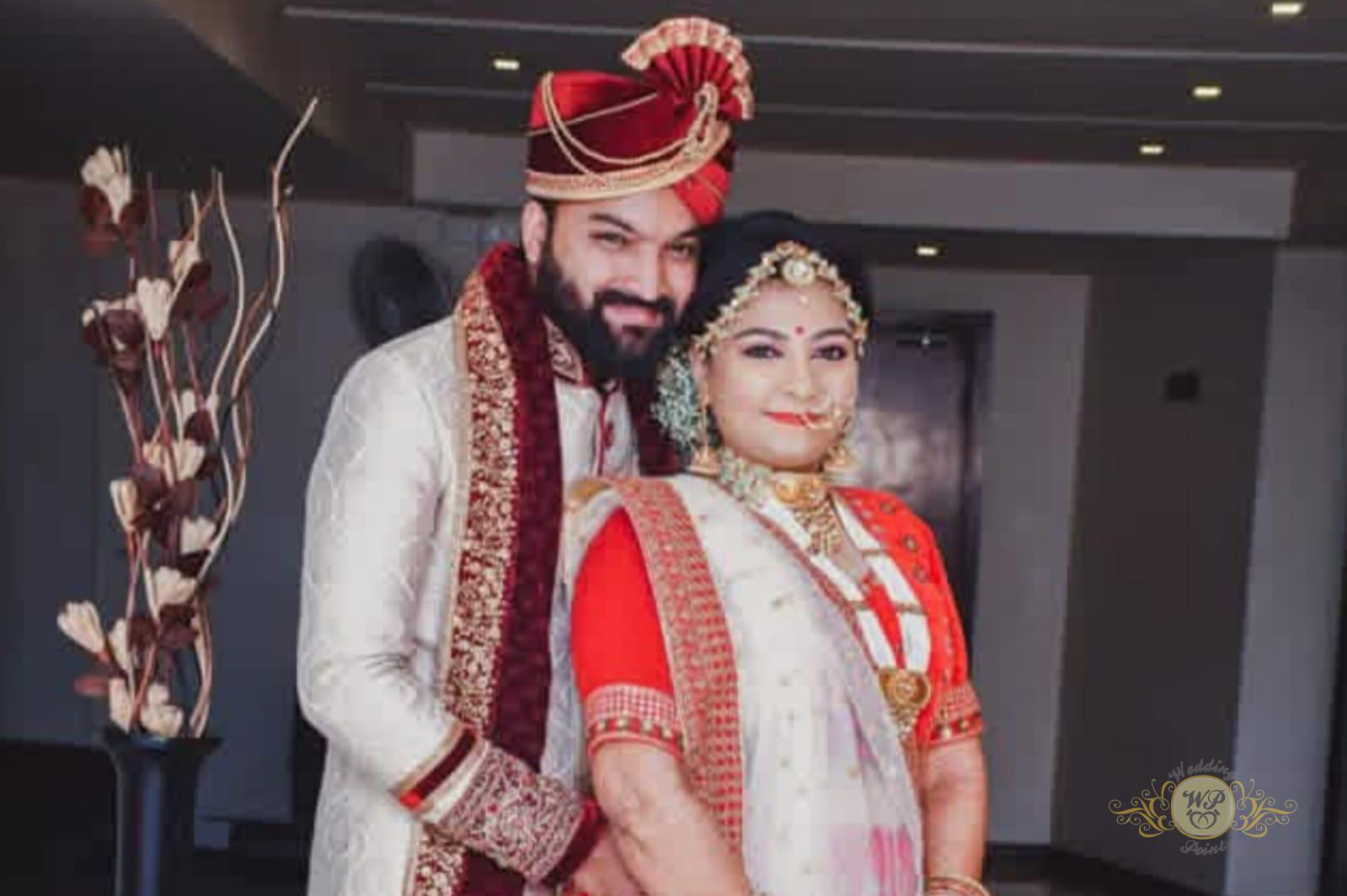 Kharanshu Karia & Nauka Pujara - WeddingPointIndia matrimonial success story - Happy Indian couple